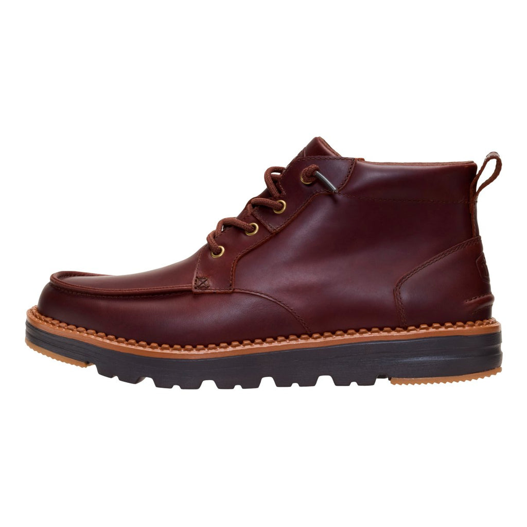 HEY DUDE FLINT BOOT LEATHER CHOCCOLATE UOMO