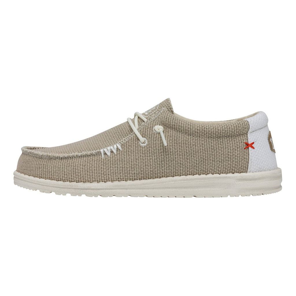 HEY DUDE UOMO WALLY BRAIDED OFF WHITE