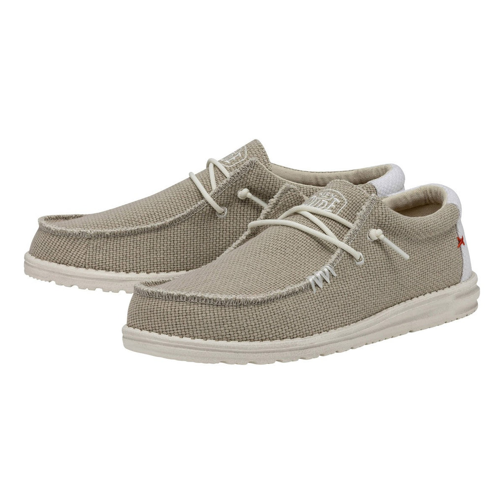 HEY DUDE UOMO WALLY BRAIDED OFF WHITE