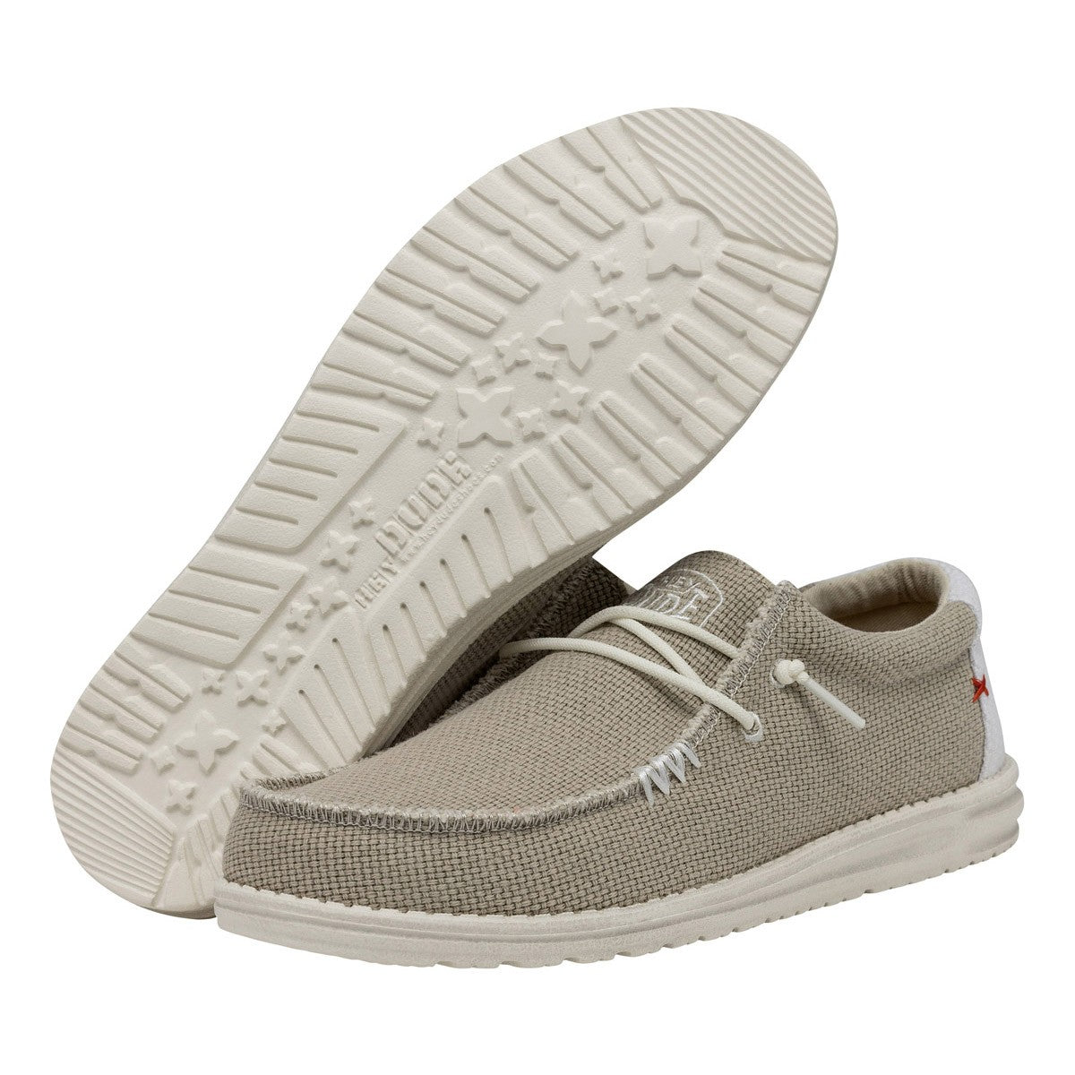 HEY DUDE UOMO WALLY BRAIDED OFF WHITE