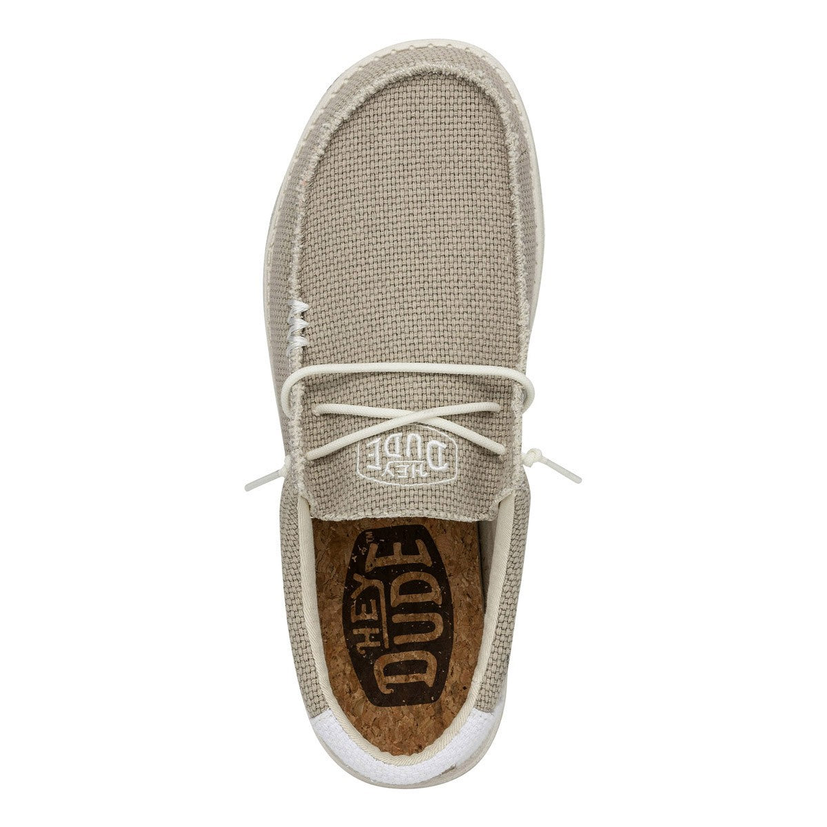 HEY DUDE UOMO WALLY BRAIDED OFF WHITE
