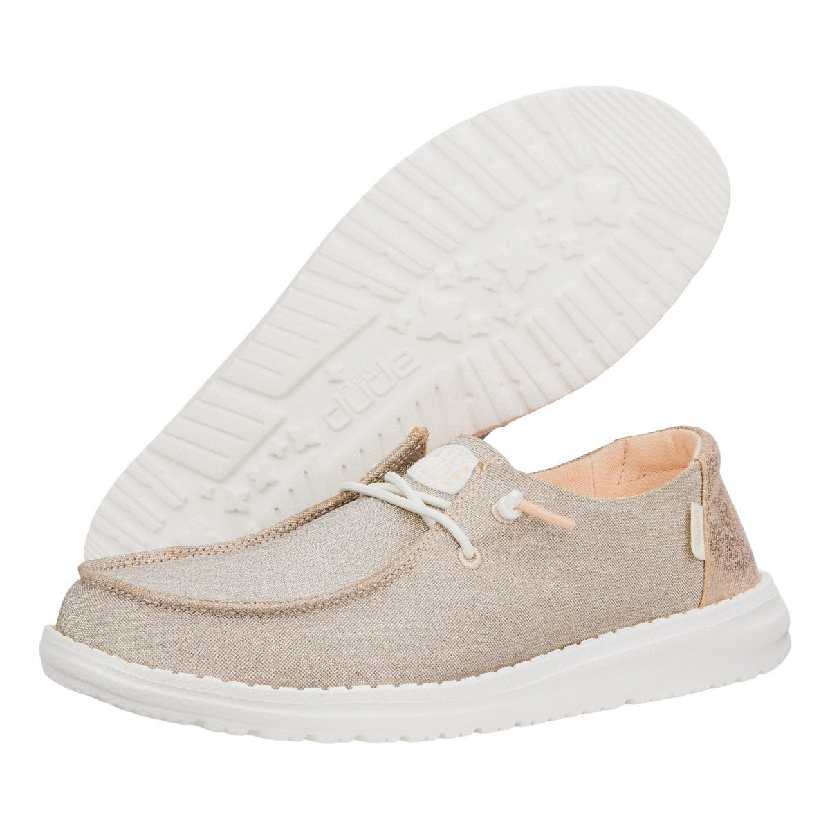 HEY DUDE DONNA WENDY ROSE GOLD METALLIC