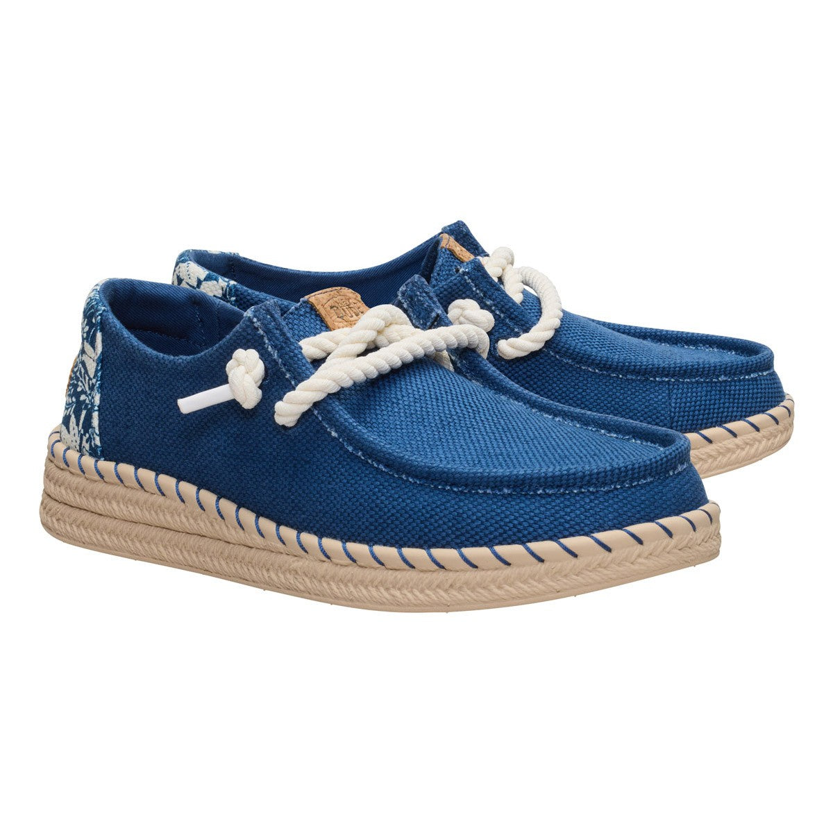 HEY DUDE DONNA WENDY BLU ESPADRILLE HIBISCUS