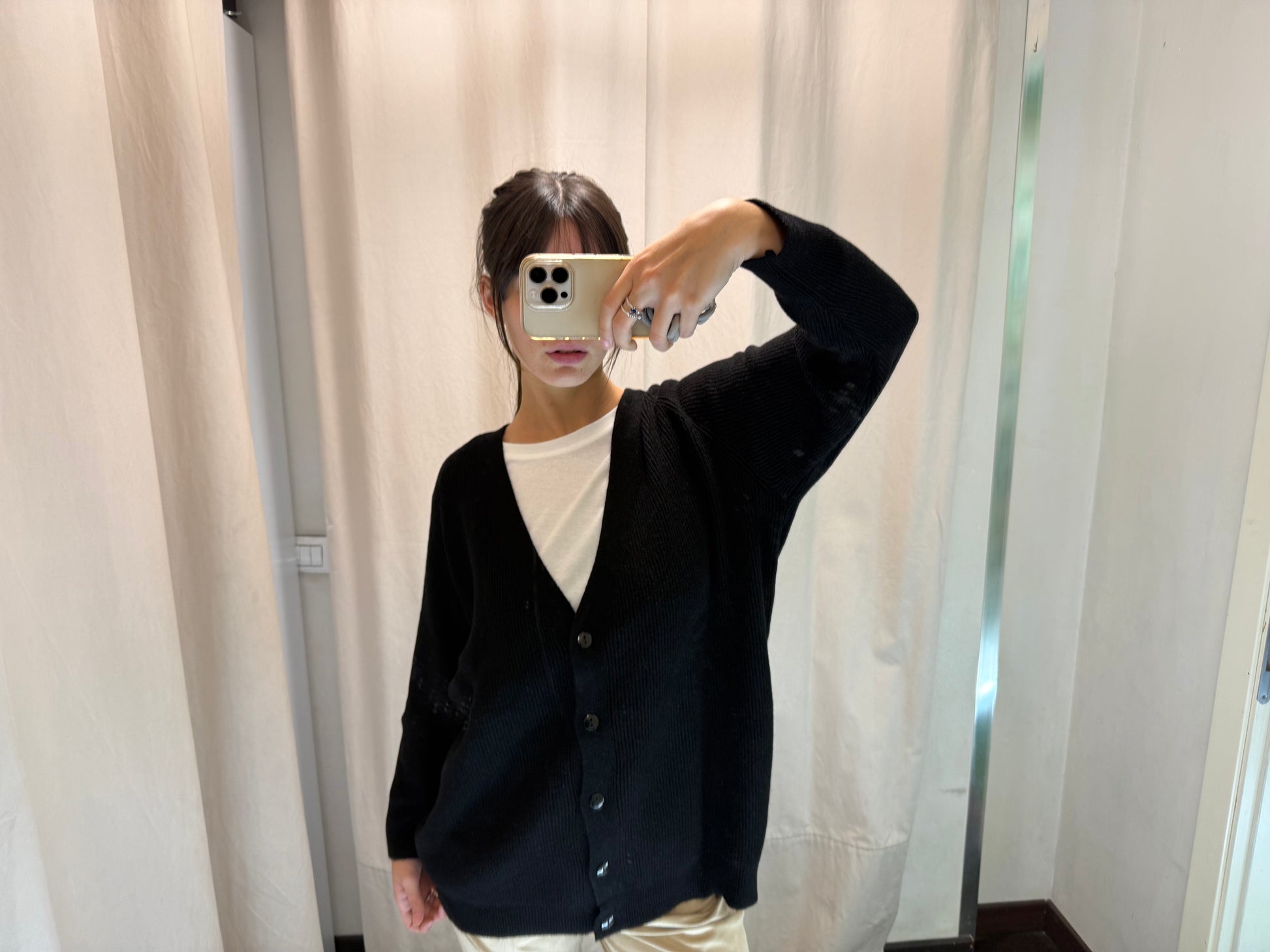 Maxi Cardigan over nero 259911264