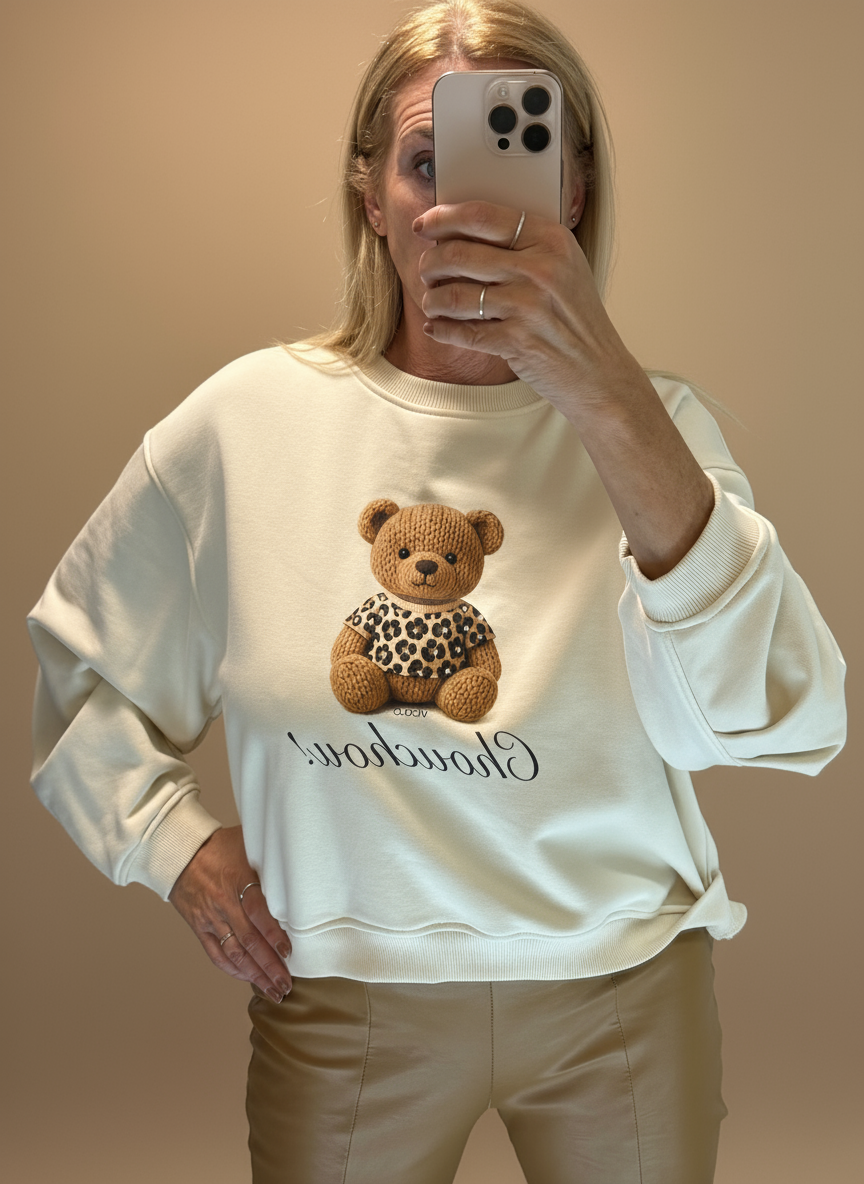 Felpa teddy panna Vicolo