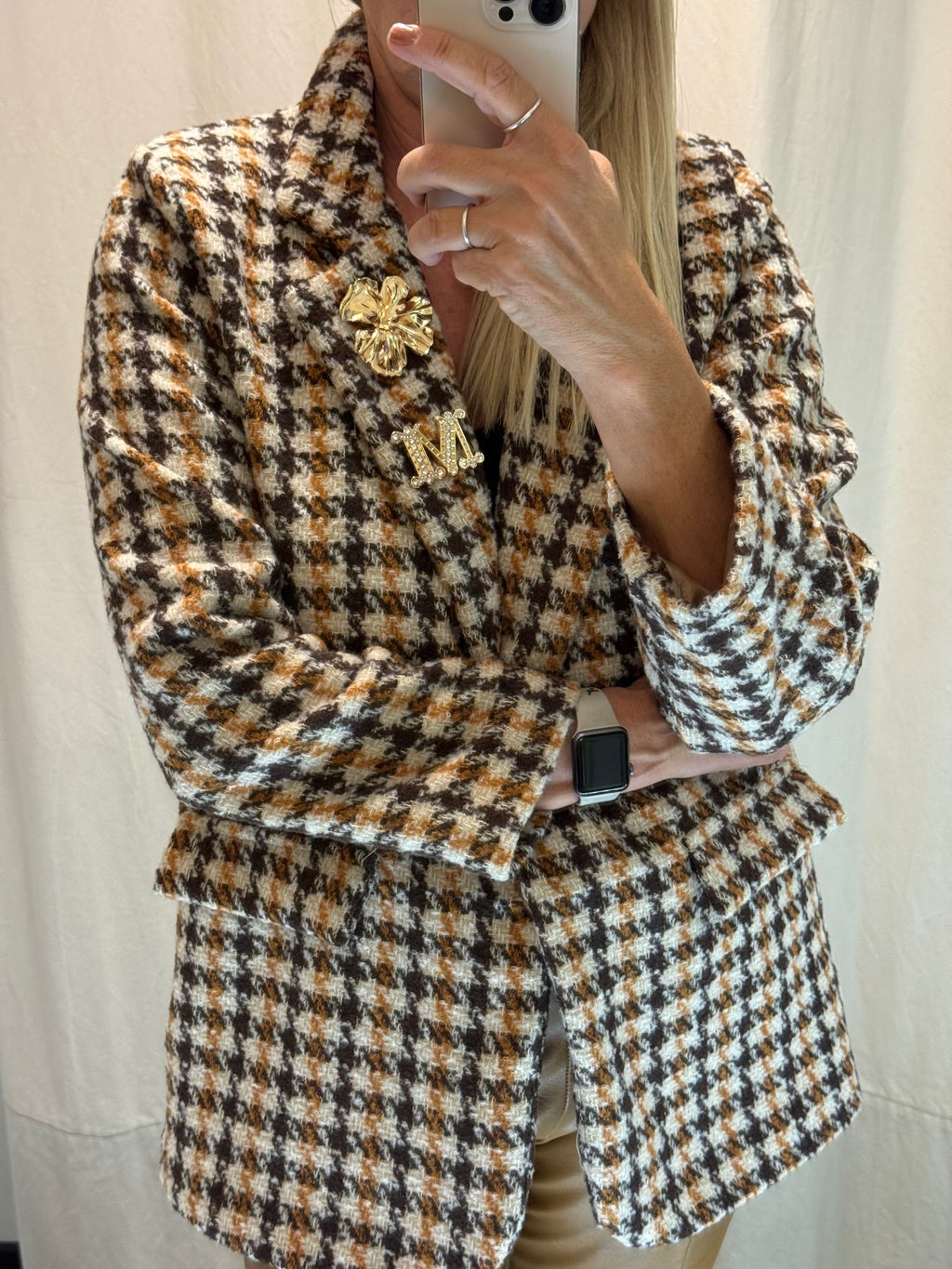 Giacca Luisa pie de pull marrone