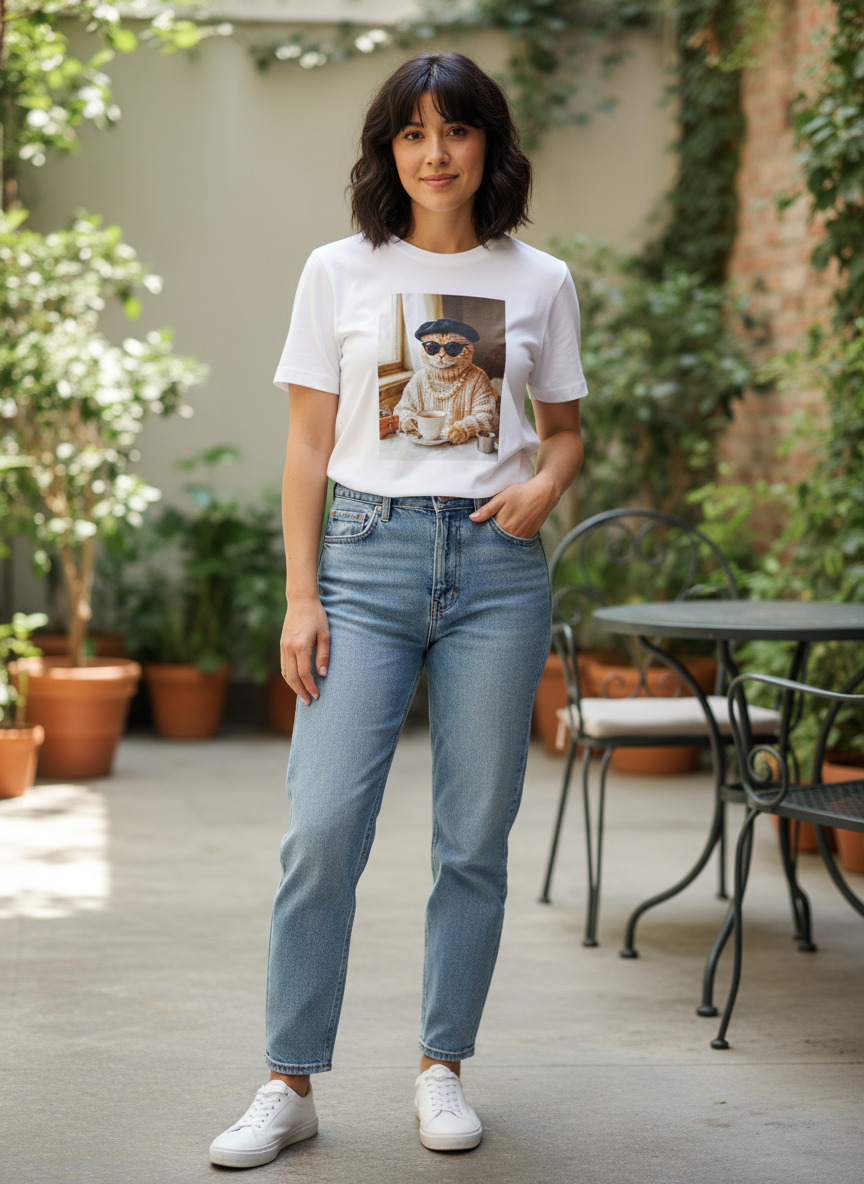 T-shirt Vicolo gatto