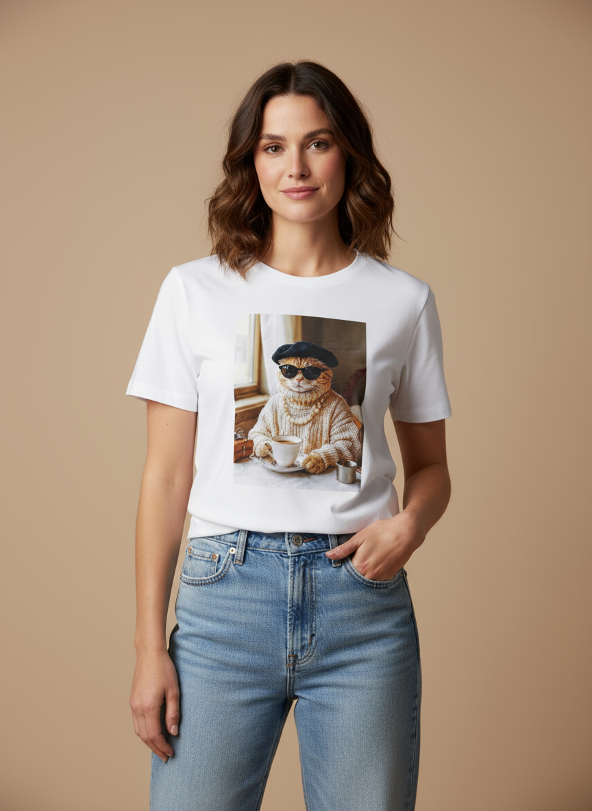 T-shirt Vicolo gatto