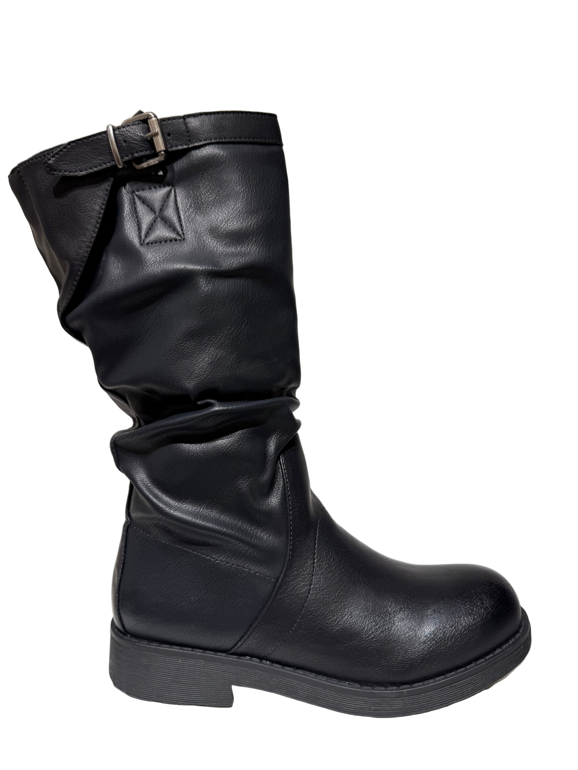 BIKER DONNA jh22-30 STIVALI NERO Lineaelle