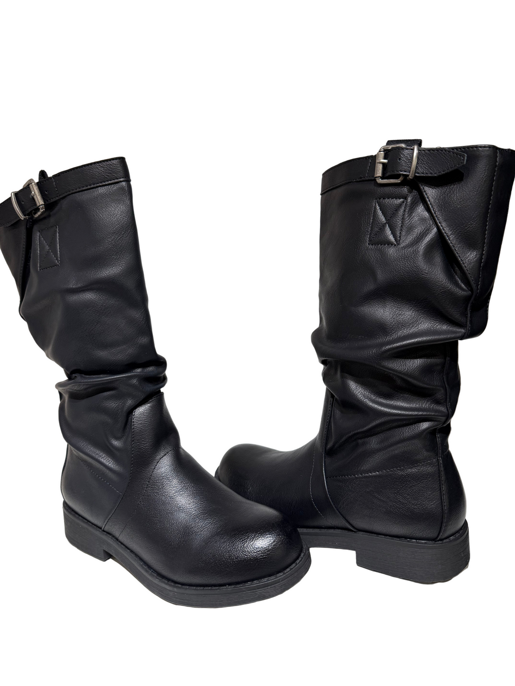 BIKER DONNA jh22-30 STIVALI NERO Lineaelle