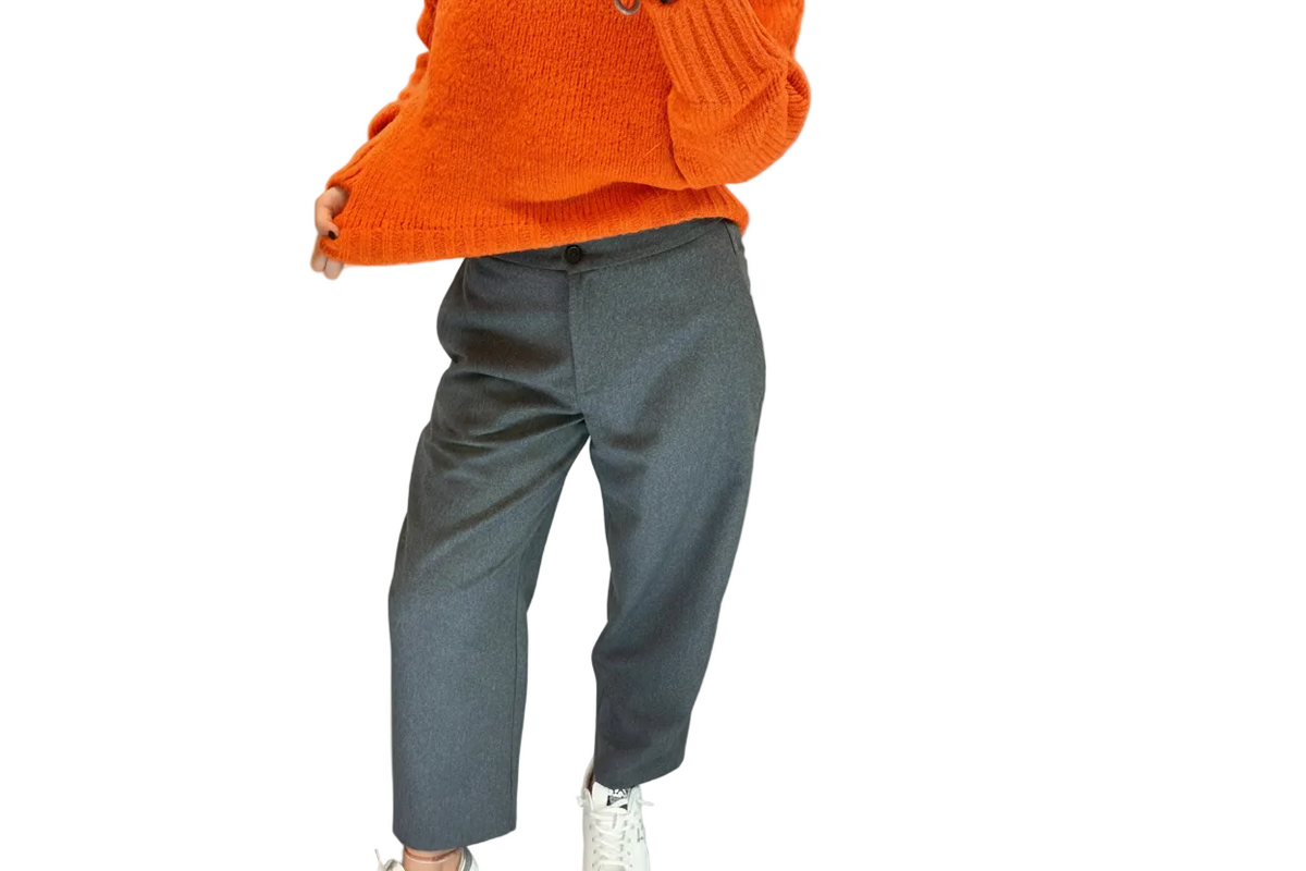 Pantalone panno grigio Vicolo