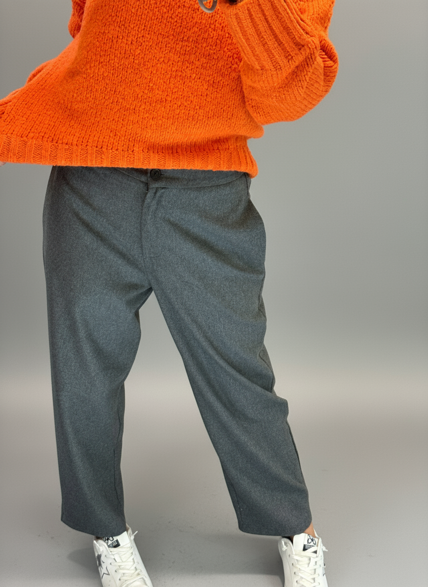 Pantalone panno grigio Vicolo
