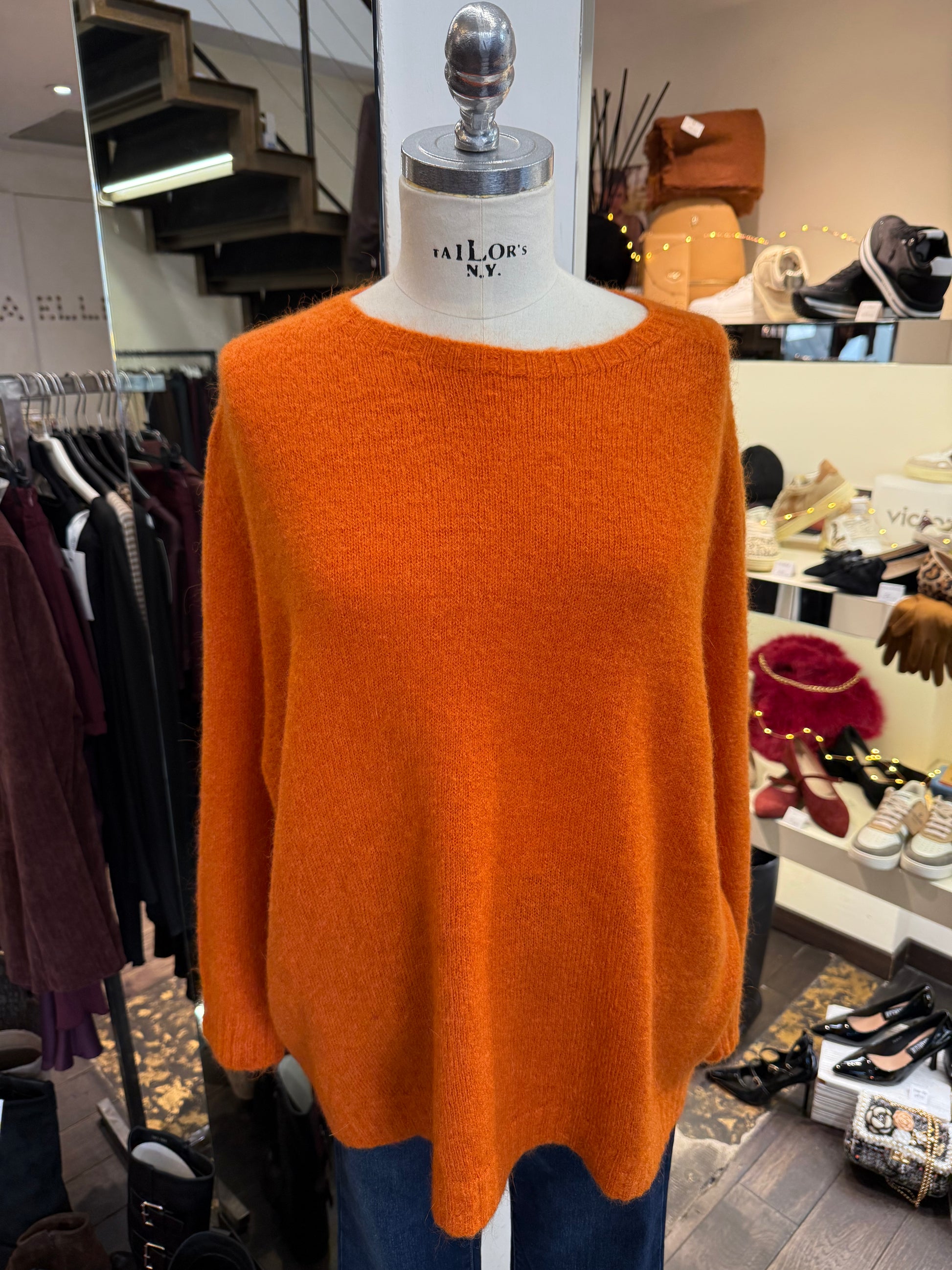 Maglia Vicolo knitwear arancio 55225F
