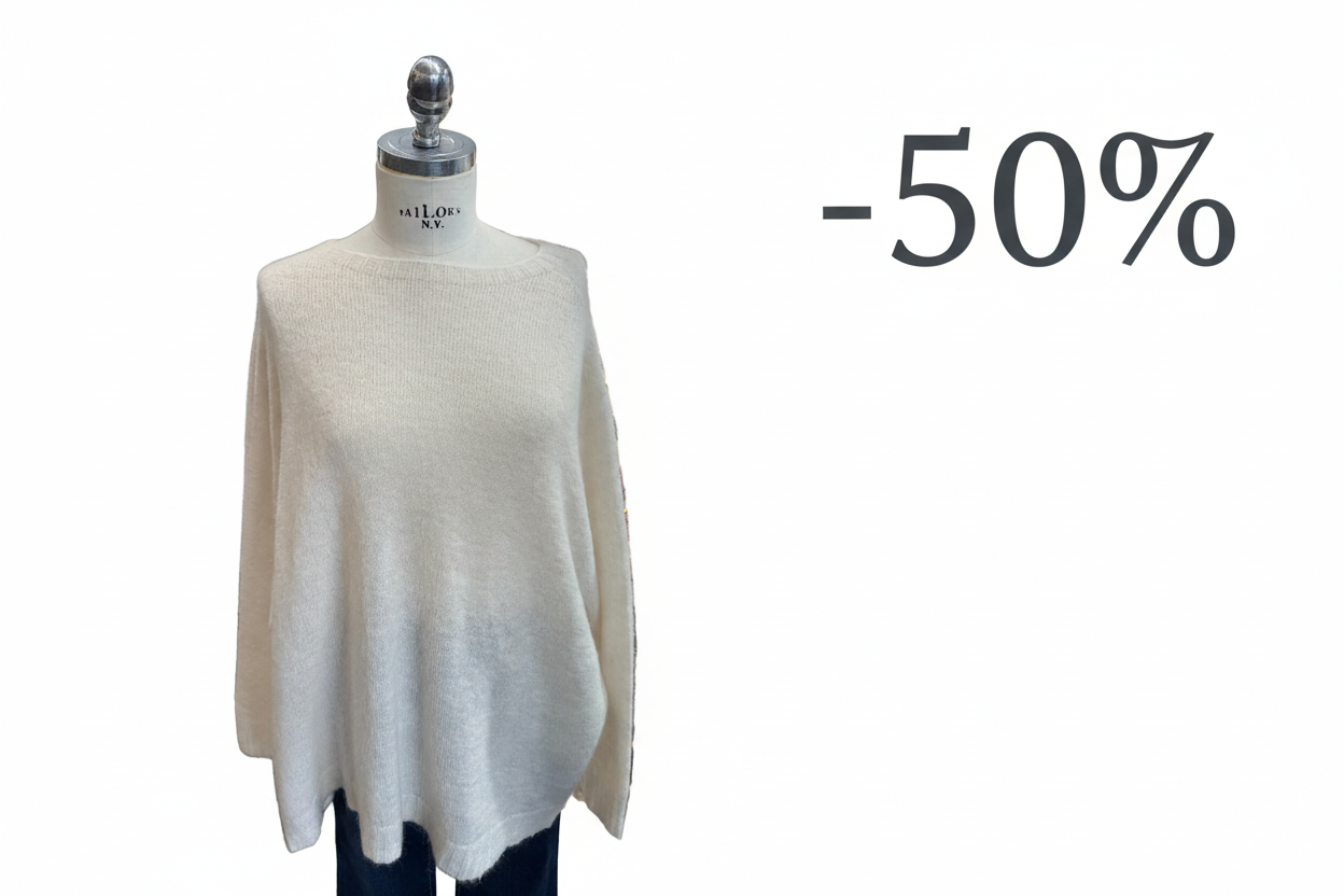 Maglia Vicolo knitwear panna 55225F