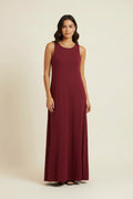 SUSY MIX  ABITO IN COTONE BORDEAUX
