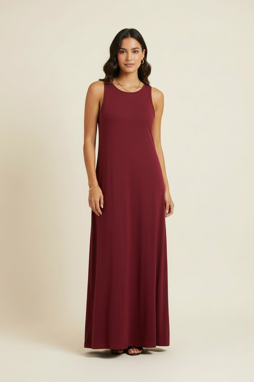 SUSY MIX  ABITO IN COTONE BORDEAUX
