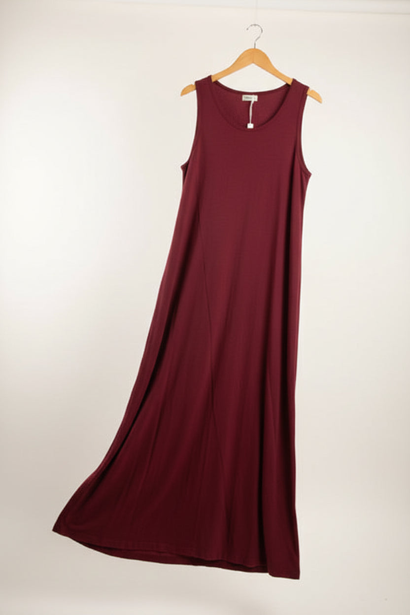 SUSY MIX  ABITO IN COTONE BORDEAUX