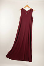 SUSY MIX  ABITO IN COTONE BORDEAUX