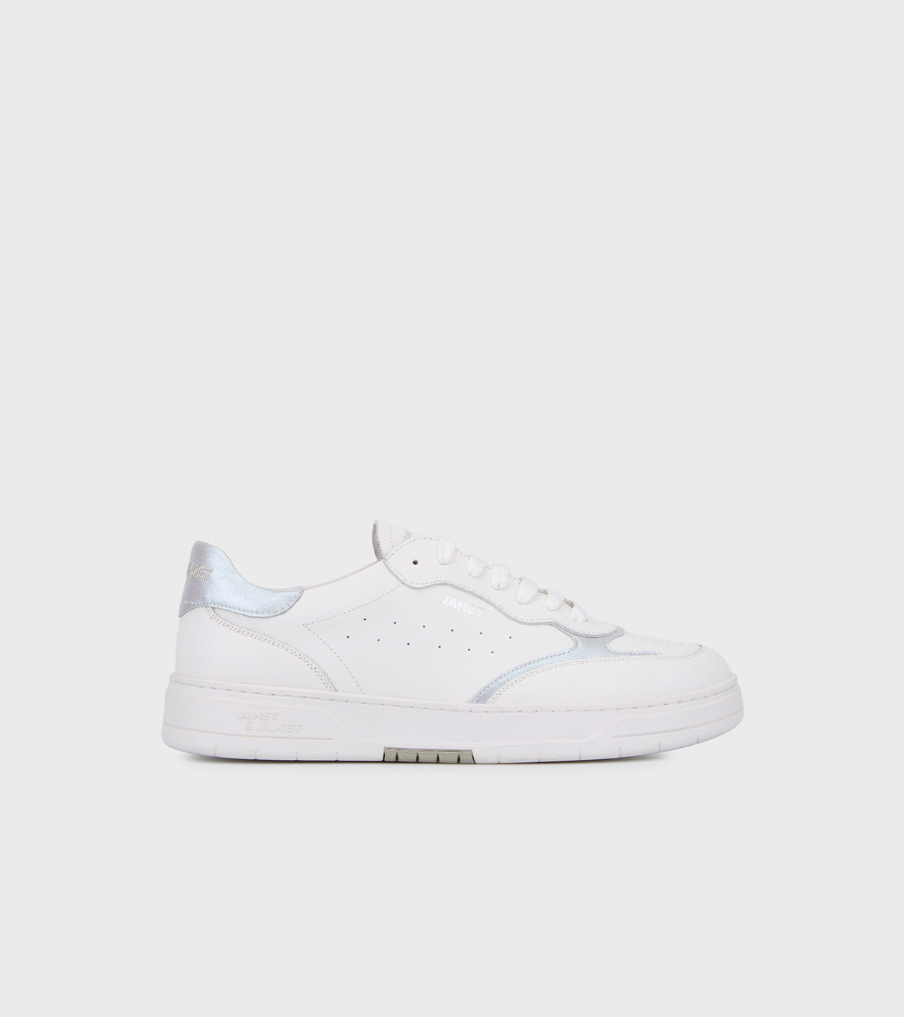 JANET & JANET SNEAKERS WHITE SILVER J-581 DONNA