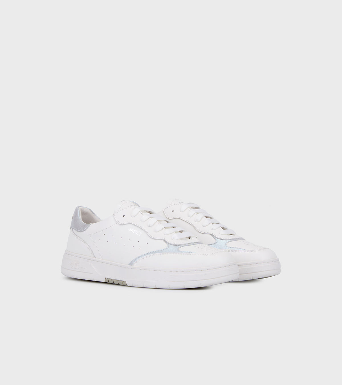JANET & JANET SNEAKERS WHITE SILVER J-581 DONNA
