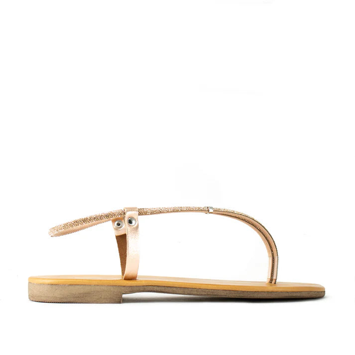 Sandalo Infradito Temy 7915 rosegold donna