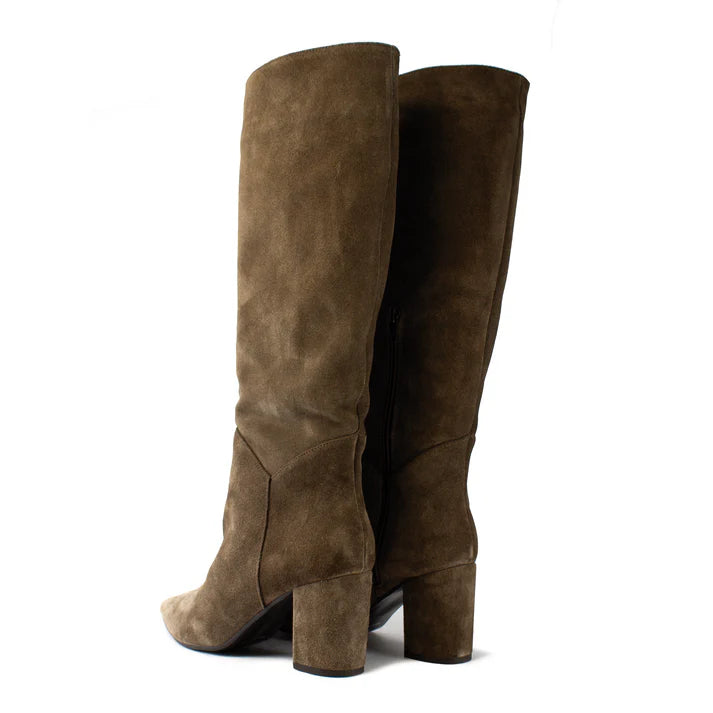 STIVALE CAMOSCIO TORTORA LP111 TACCO 7 CM