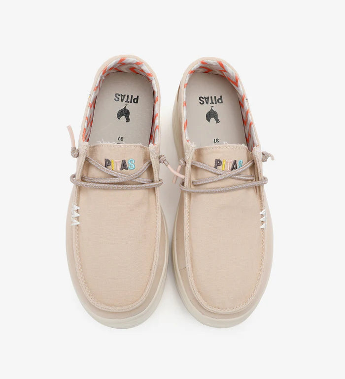 Sneakers Pitas donna natal beige