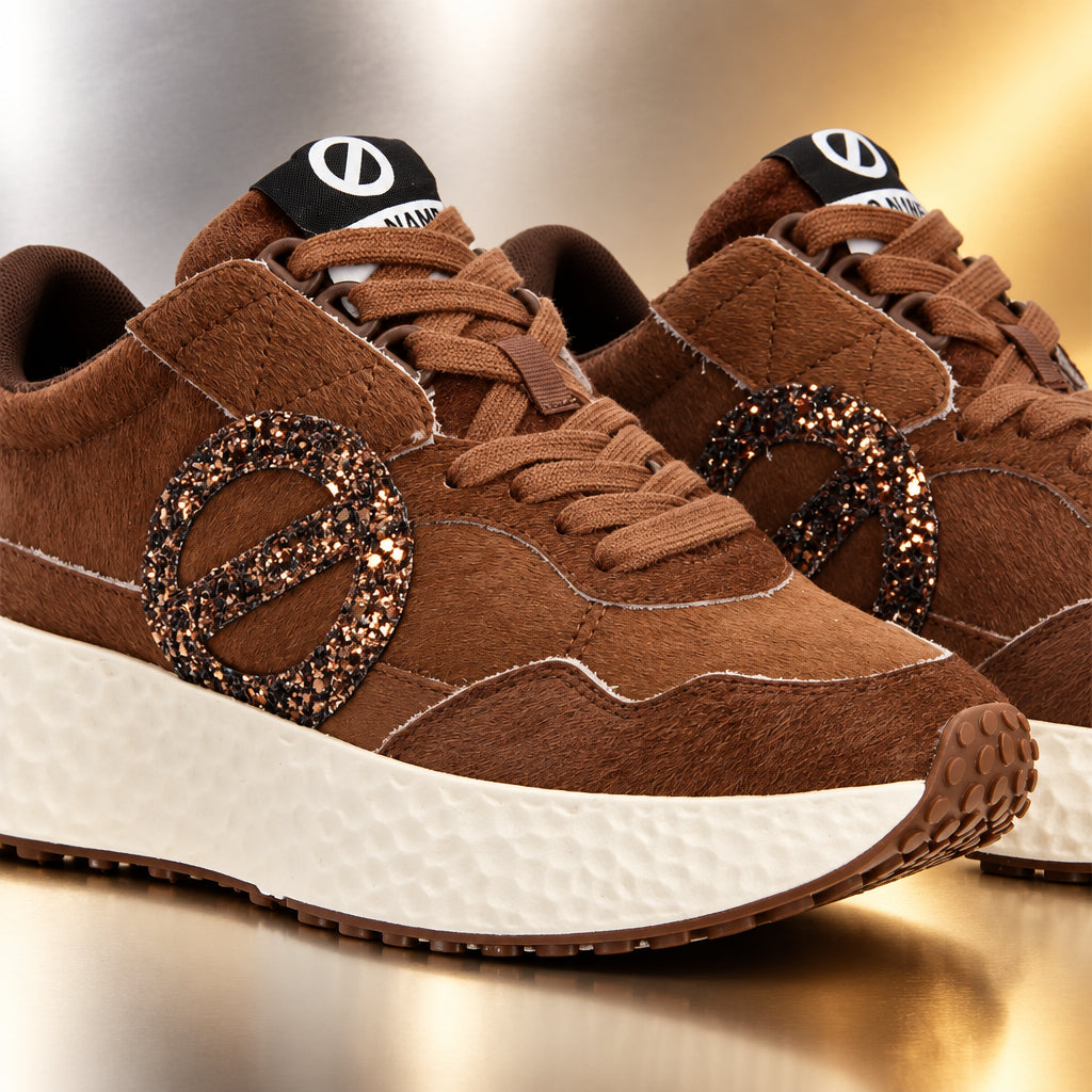 NO NAME SNEAKERS CARTER JOGGER CHOCO/BRONZE