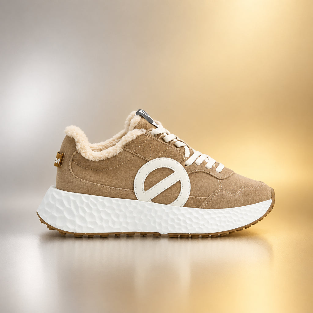 NO NAME SNEAKERS CARTER JOGGER NUTS/DOVE FUR