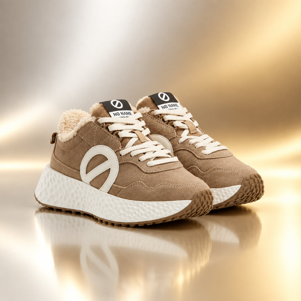 NO NAME SNEAKERS CARTER JOGGER NUTS/DOVE FUR