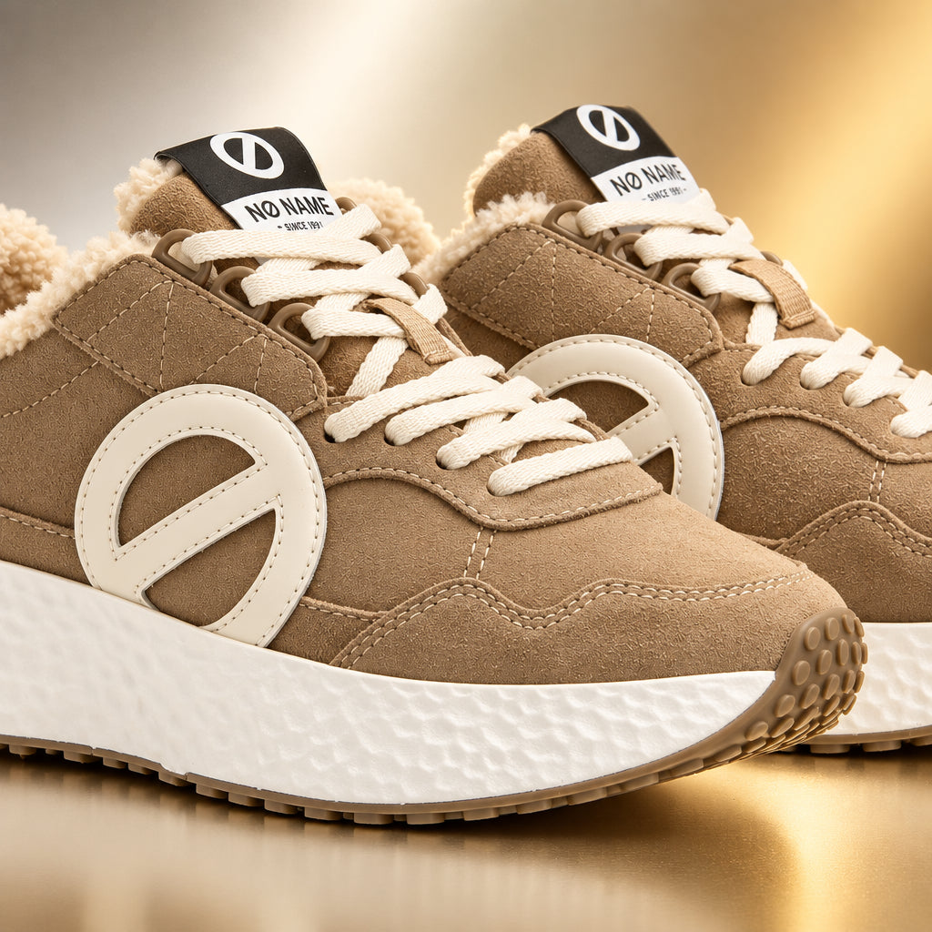 NO NAME SNEAKERS CARTER JOGGER NUTS/DOVE FUR