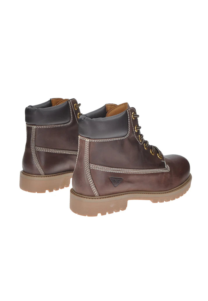 DOCKSTEPS STIVALETTI STRINGATI - MARRONE