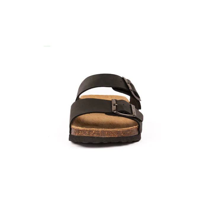 Ciabatta 2 fibbie nero 1758 Free Life