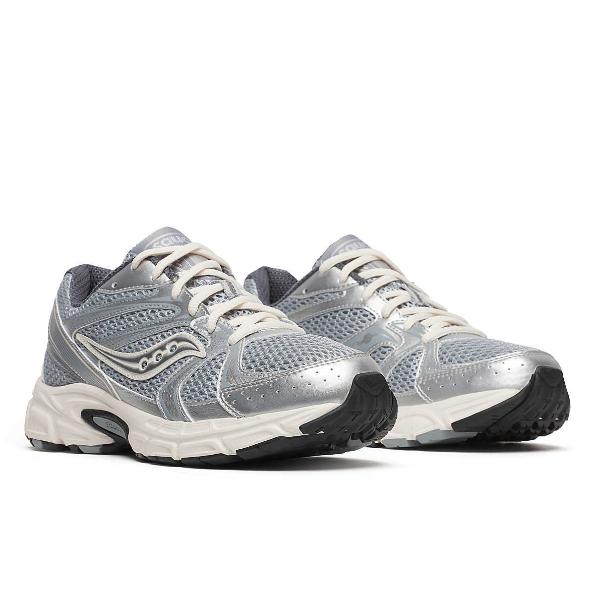 DONNA GRID RIDE MILLENNIUM - Silver | Cream - Saucony Originals