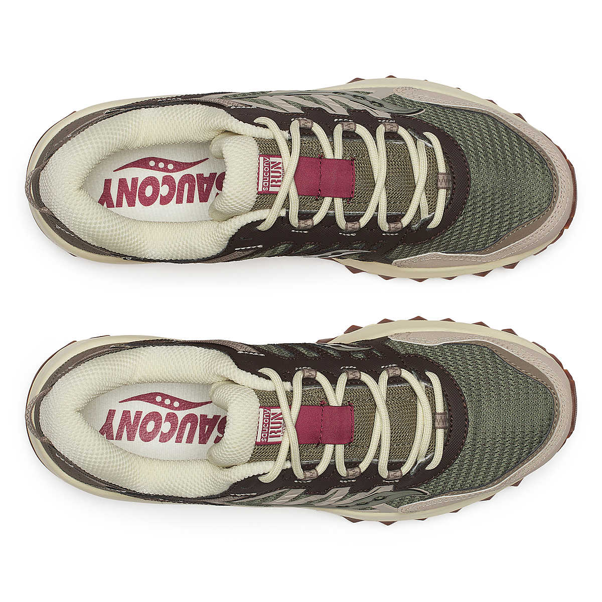 UOMO - GRID PEAK - OLIVE | BROWN - Saucony Originals