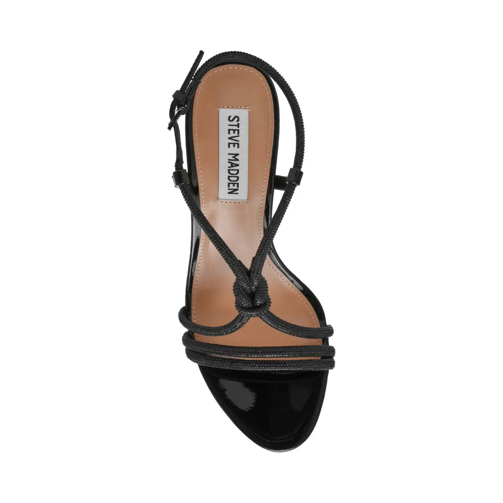 STEVE MADDEN REGALE SANDALO GIOIELLO NERO
