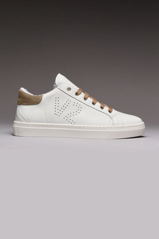 Sneakers Donna - TENNIS Bianco I Tortora - V2