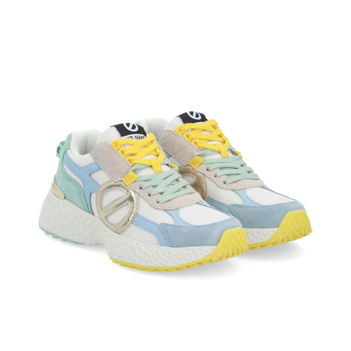 NO NAME SNEAKERS CARTER 2.0 RUNNER BIANCO/BLU SICILIANO/VERDE