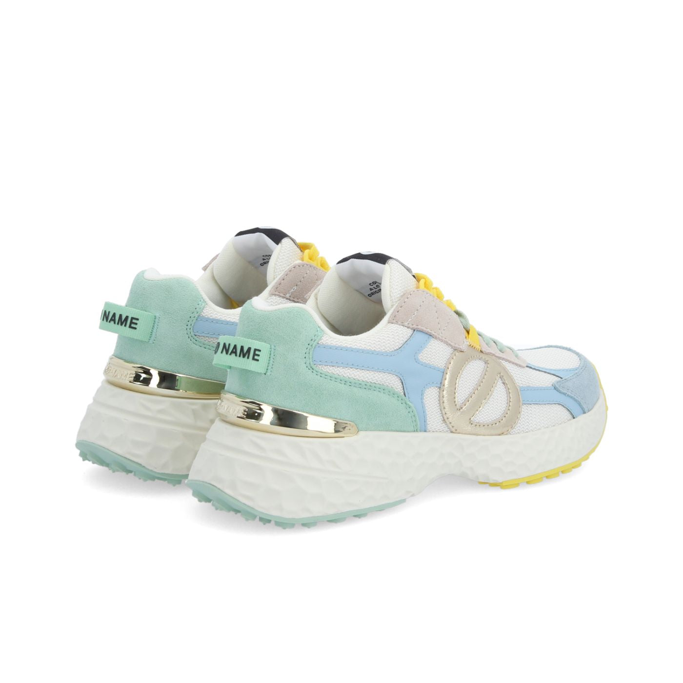 NO NAME SNEAKERS CARTER 2.0 RUNNER BIANCO/BLU SICILIANO/VERDE