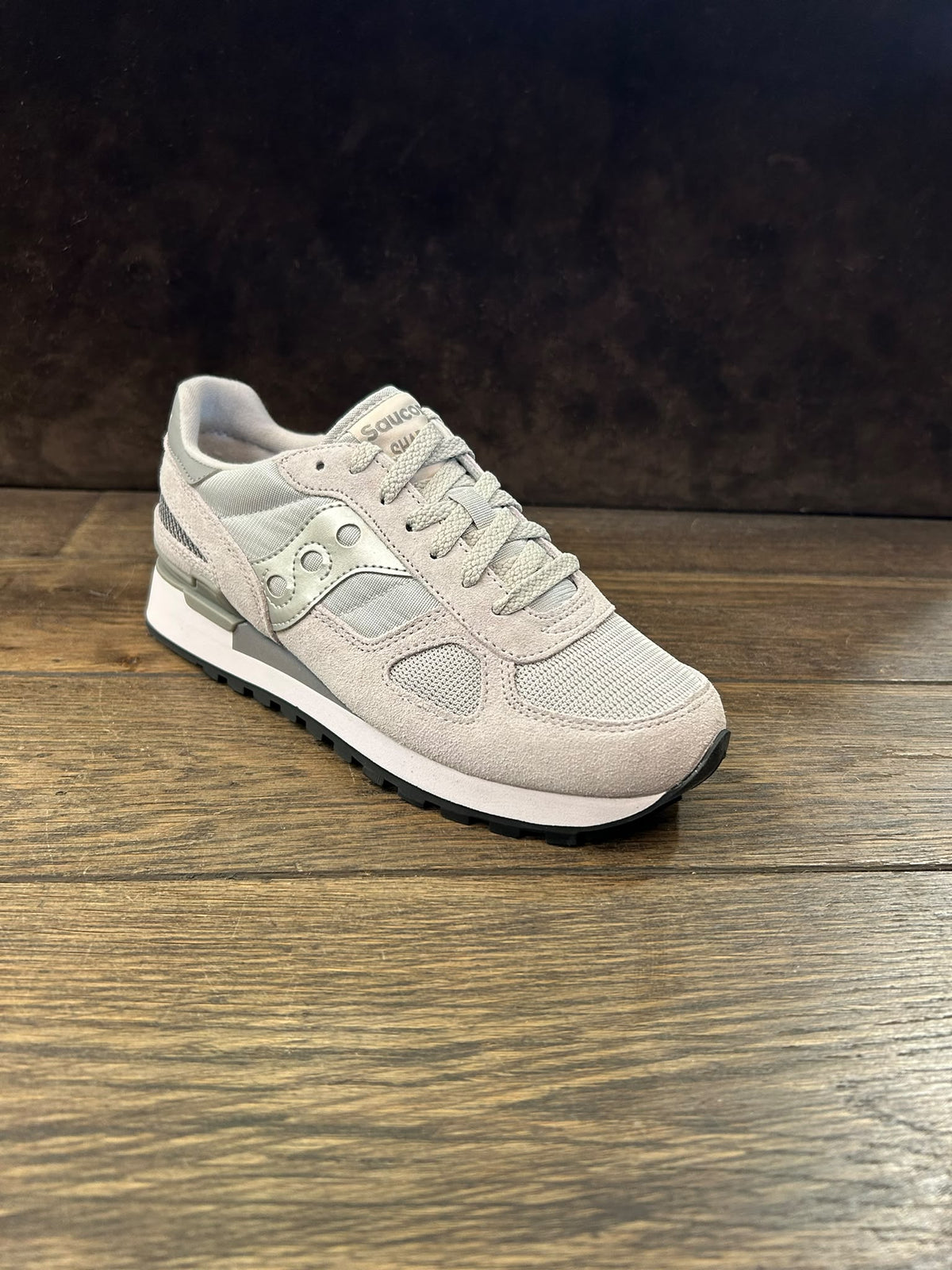 SAUCONY SHADOW GREY SILVER DONNA