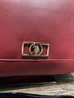 US POLO BORSA JONES CHIC DOUBLE HANDLE WINE