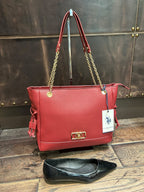 US POLO BORSA JONES CHIC DOUBLE HANDLE WINE