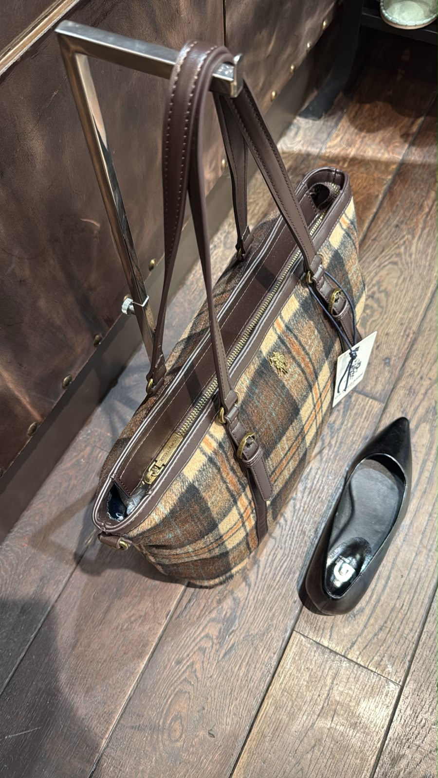 US POLO BORSA HOUSTON WOOL SHOPPING BAG
