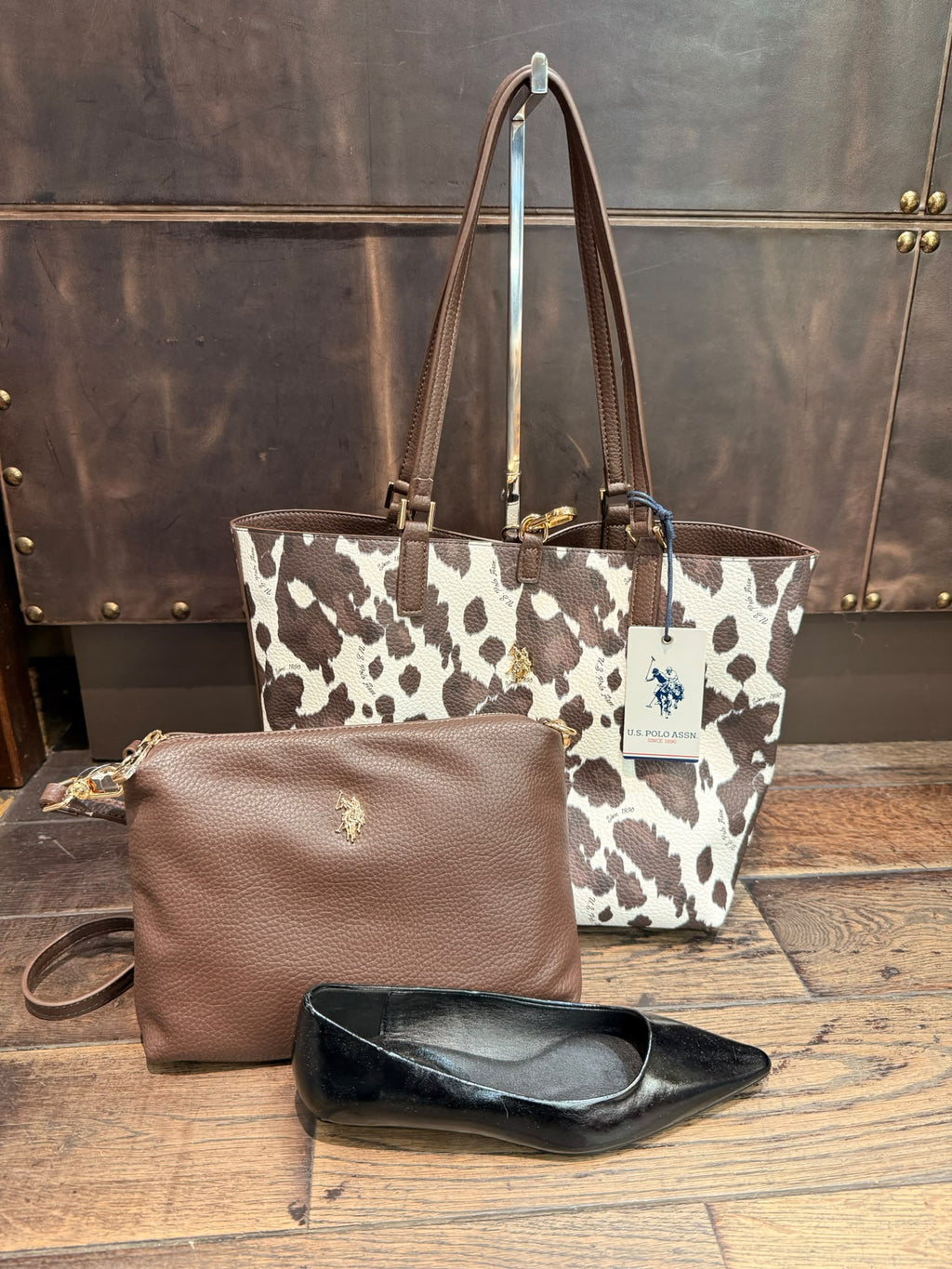 US POLO BORSA DOUBLE FACE ROGERSVILLE M. SHOPPING HORSE