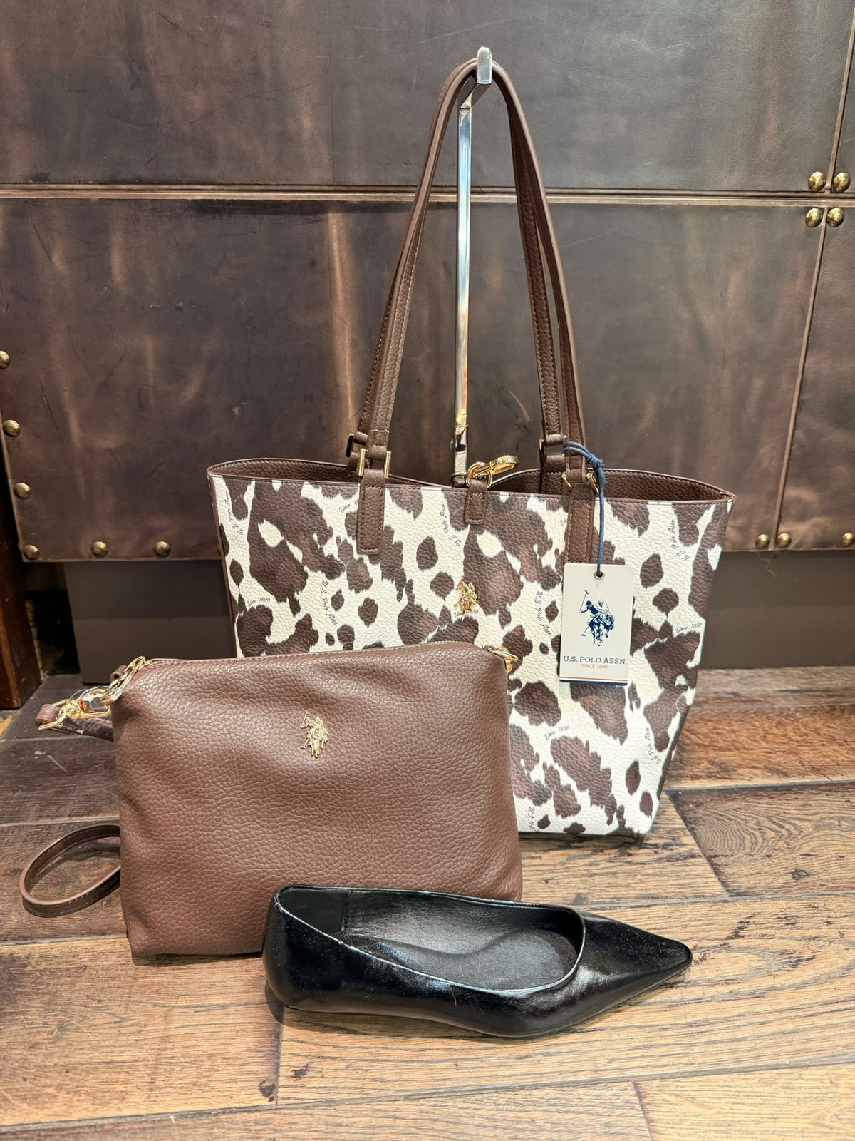 US POLO BORSA DOUBLE FACE ROGERSVILLE M. SHOPPING HORSE