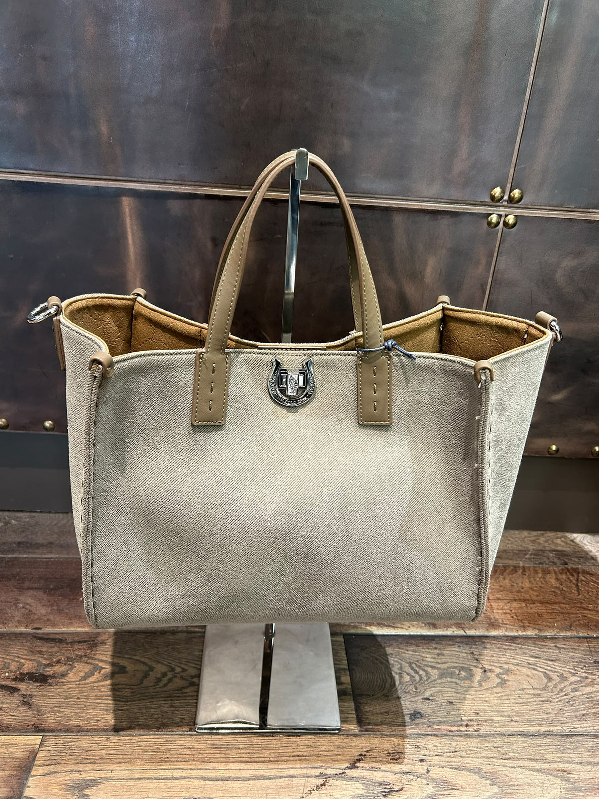 US POLO BORSA MIDDLETON D. HANDLE GRIGIO