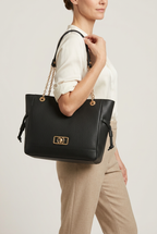 US POLO BORSA JONES CHIC DOUBLE HANDLE BLACK