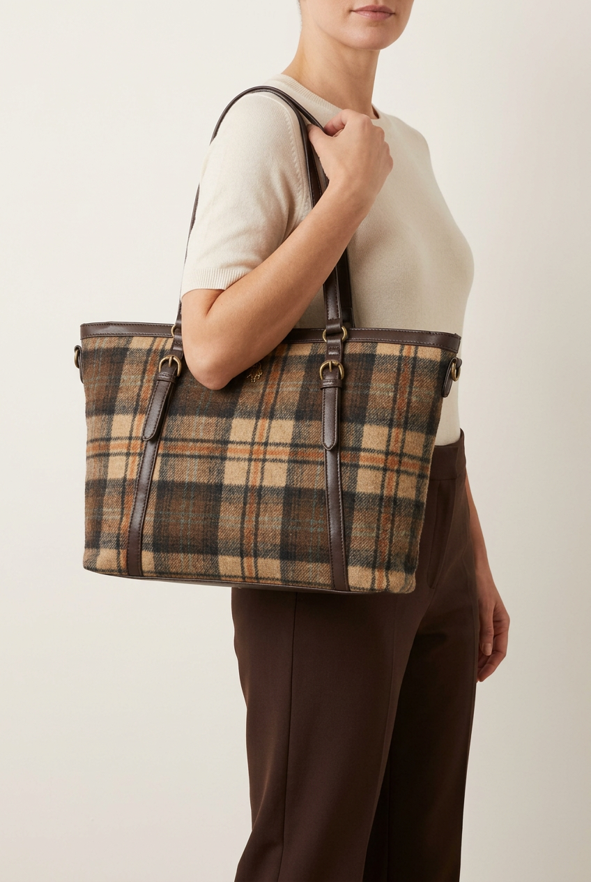 US POLO BORSA HOUSTON WOOL SHOPPING BAG