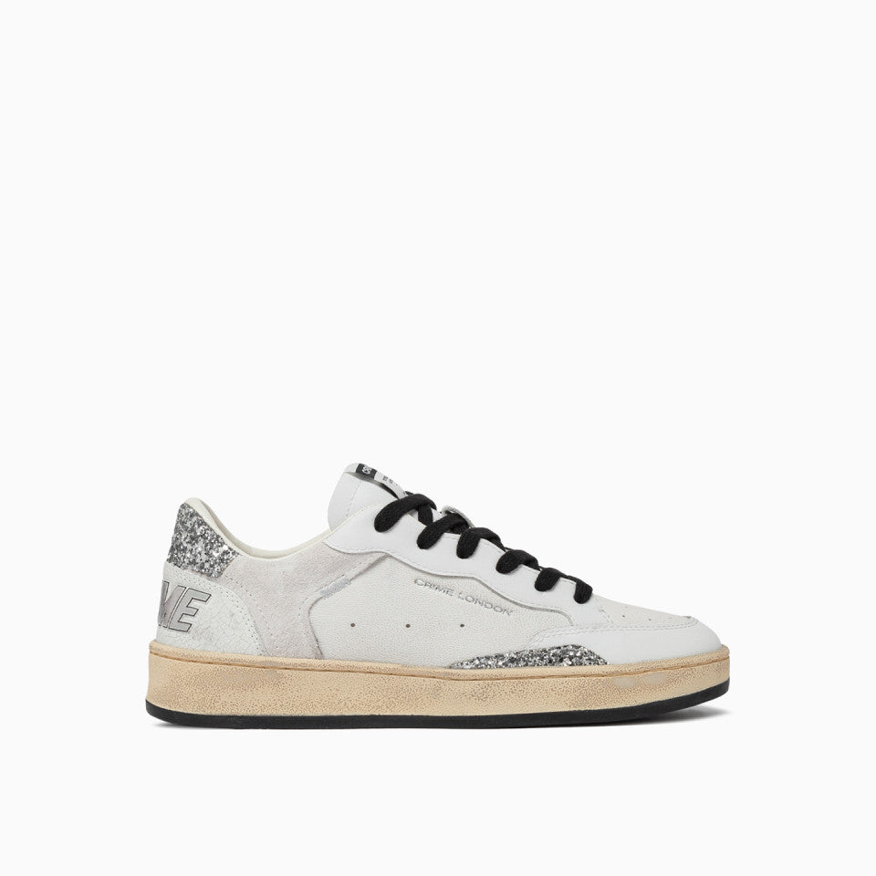 Sneakers Donna - CHELSEA BIANCO ARGENTO - Crime London