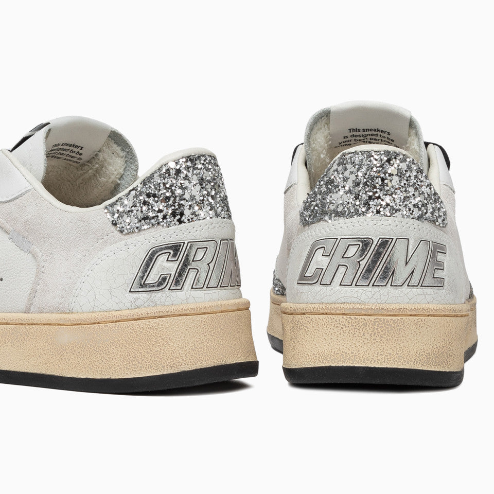 Sneakers Donna - CHELSEA BIANCO ARGENTO - Crime London